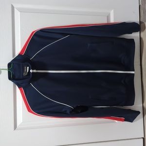 Men's S Blue and Red Track Jacket and M Track Pants (Original Use Target Brand)